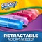 Clicks Retractable Markers - Bold (10ct), No Dry Washable Markers for Kids (Green/Blue/Red)